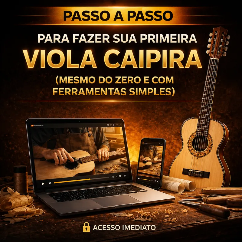 Passo a passo para fazer a primeira viola caipira